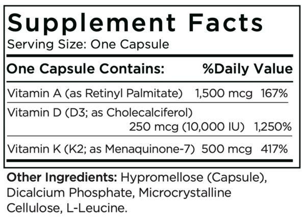 08 ADK 10 - Supplement Facts